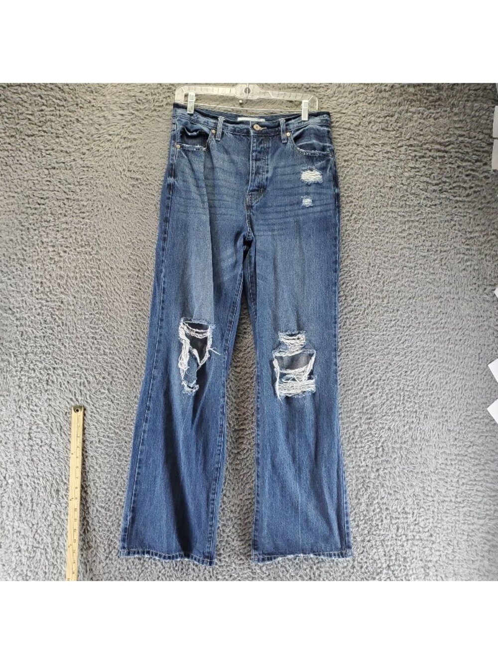 Kancan Jeans Womens Size 9/28 Blue Lydia Flare Stretch Denim *Read*